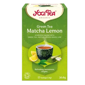Yogi Tea Zelený čaj Matcha Citron 17 x 1,8 g BIO